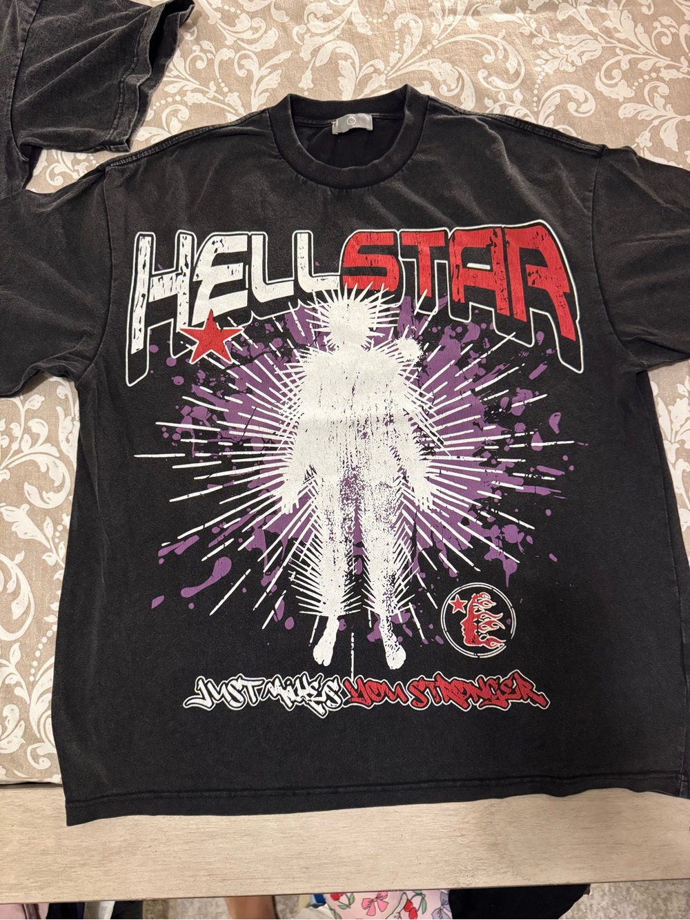 HELLSTAR Black Graphic Band Tees 4 bundle